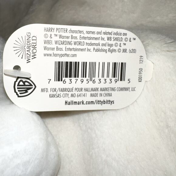Hedwig The Owl 2019 Hallmark Itty Bittys Harry Potter NWT - Picture 3 of 5